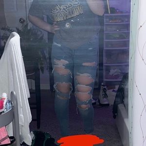 aero super high rise jegging size 10 regular